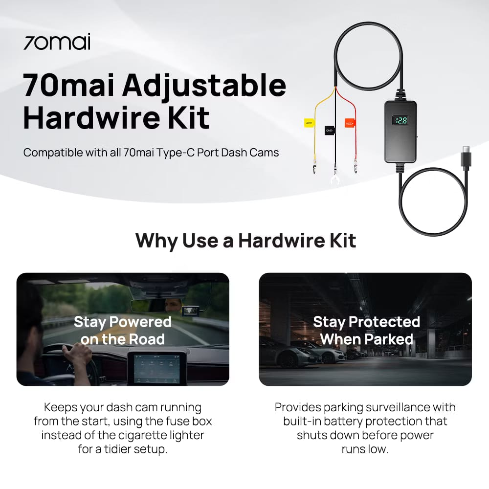 70mai Adjustable Hardware Kit - Type-C (UP06)