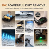 MOVA X4 Pro Wet Dry Floor Washer & Vacuum Cleaner |  Hot-Water Floor Cleaning | 100°C Hot Water Wash