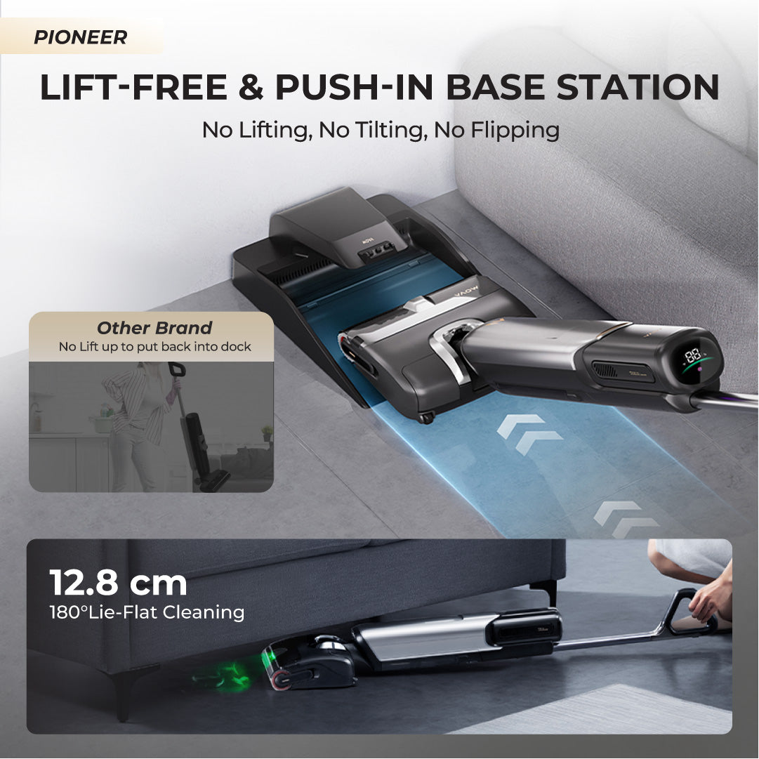 MOVA X4 Pro Wet Dry Floor Washer & Vacuum Cleaner |  Hot-Water Floor Cleaning | 100°C Hot Water Wash