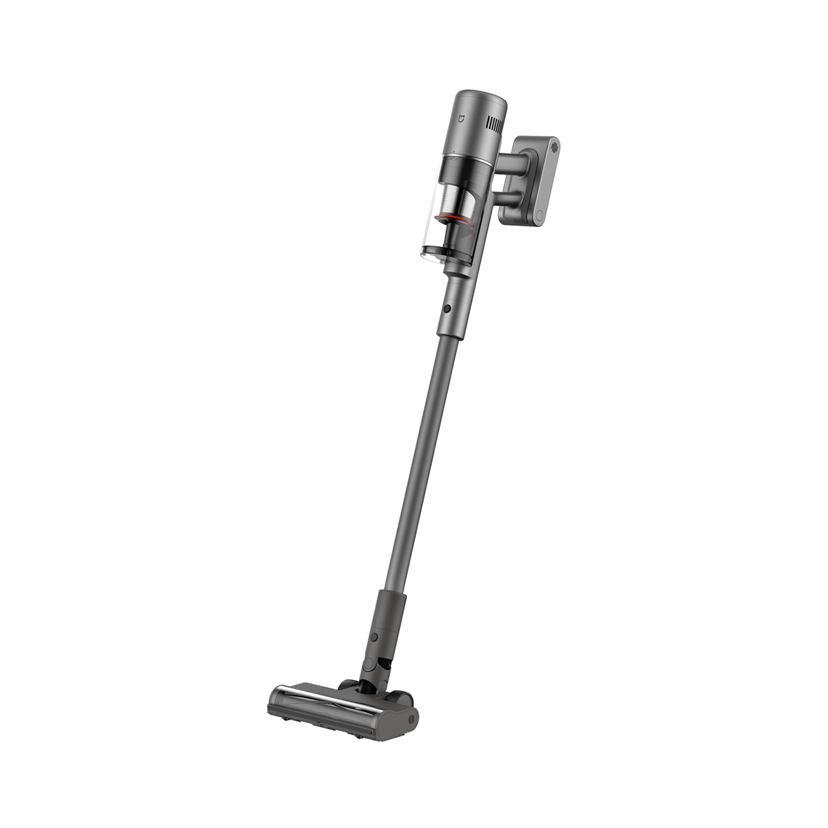 Mijia cordless stick vacuum cleaner with floor brush head, gray