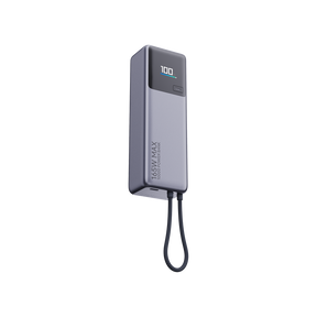Xiaomi 165W 10,000mAh power bank with integrated cable, gray