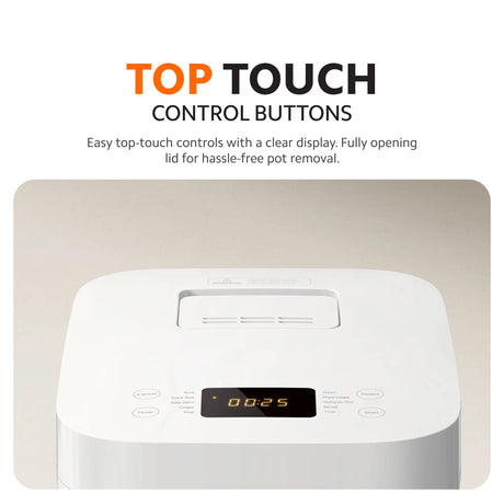 Multifunctional rice cooker top-touch control panel with digital display