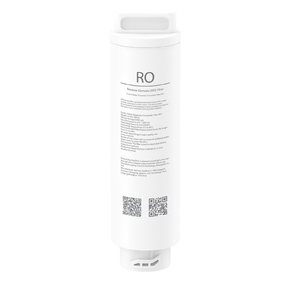 Xiaomi RO water dispenser filter replacement cartridge, white cylinder with RO label