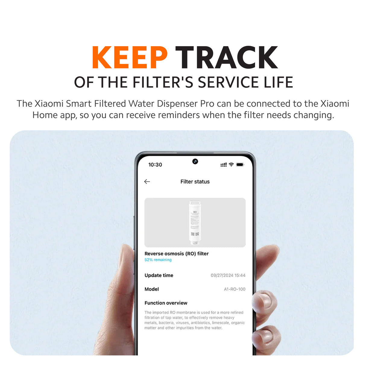 Xiaomi Water Dispenser Filter Replacement (RO1 & PPC1)