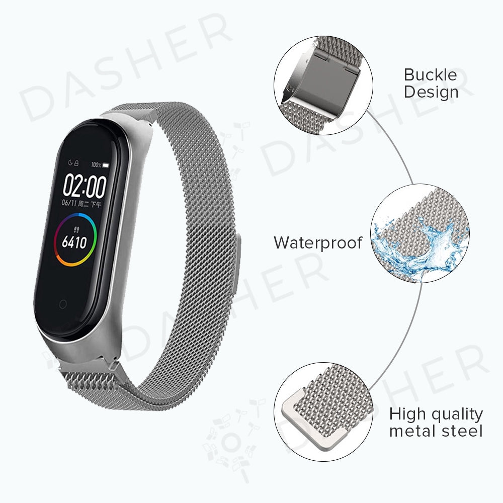 Stainless Steel Strap for Xiaomi Mi Band 4