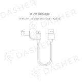 Xiaomi 2-in-1 USB Cable Micro USB to Type-C