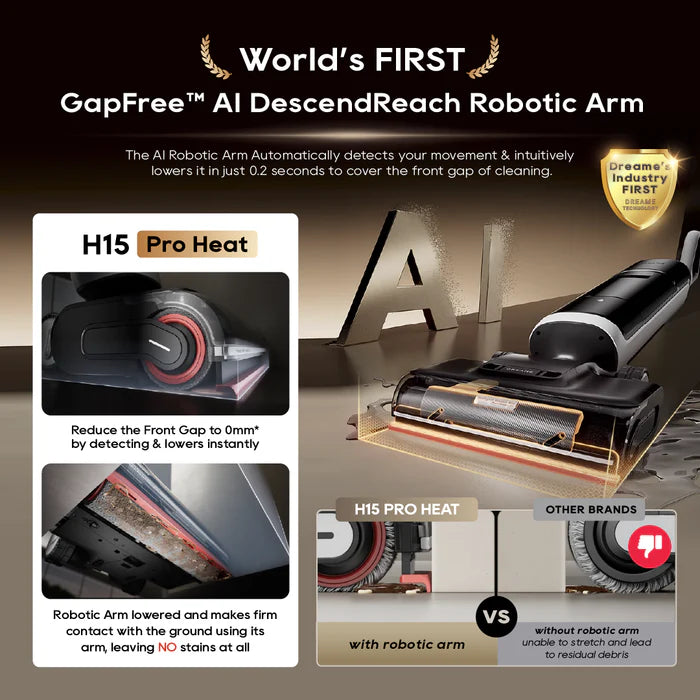 Dreame H15 Pro Heat Wet Dry Vacuum