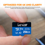 Lexar MicroSDXC High-Performance 633x BLUE Series U3 V30 Memory Card Product vendor