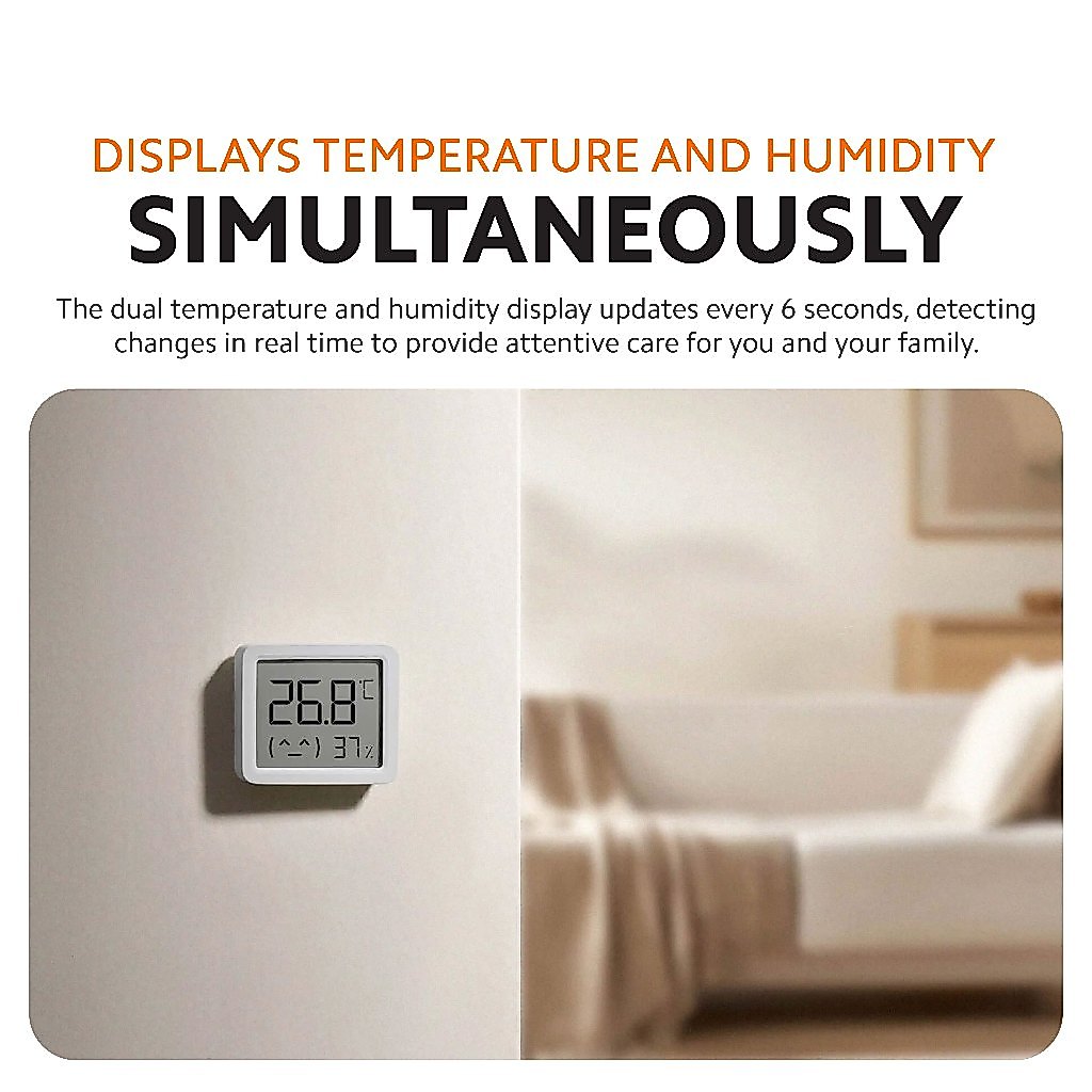 Xiaomi Smart Temperature and Humidity Monitor 3 Mini
