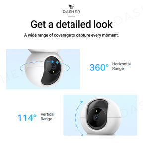 [3 years warranty] TP-Link Tapo CCTV  C210  Full HD 360 Wireless Wifi Home Security IP Camera CCTV