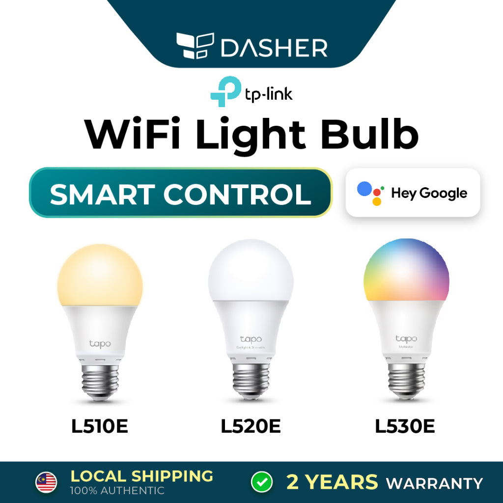 [Built to last/RGBIC】TP-Link Smart Light Bulb Tapo L530E L510E, L520E, control with app, schedule, automation