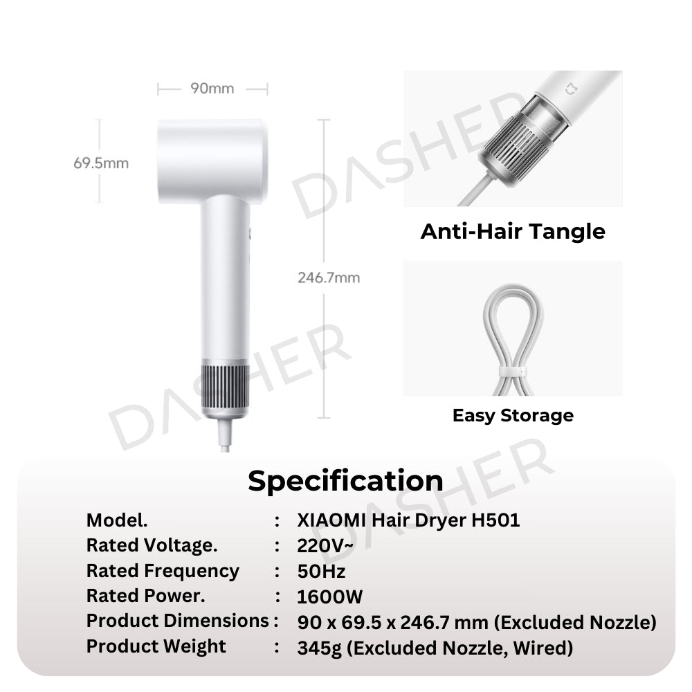 Xiaomi Mi Ionic Hair Dryer H501