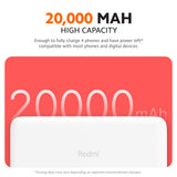 Redmi 20000mAh 18W Fast Charge Power Bank