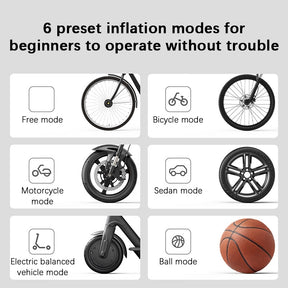 [New Product] Xiaomi Mijia Electric Portable Air Pump 2 Tire Pressure Compressor Inflator for Car/Bike/Bicycle