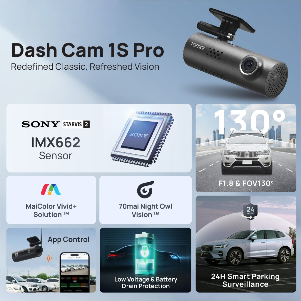 70mai 1S Pro Dash Cam