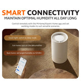 White Xiaomi smart dehumidifier with top air outlet grille