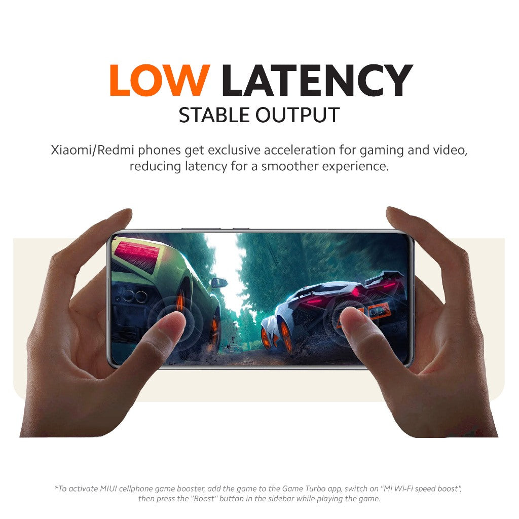 Wi‑Fi router low-latency infographic with gaming phone display