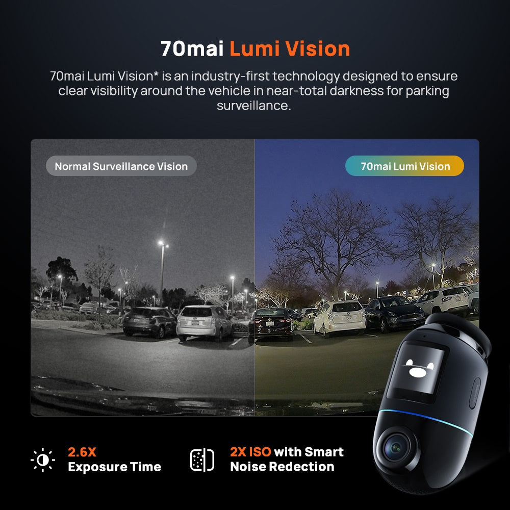 70mai Omni X800 Dash Cam