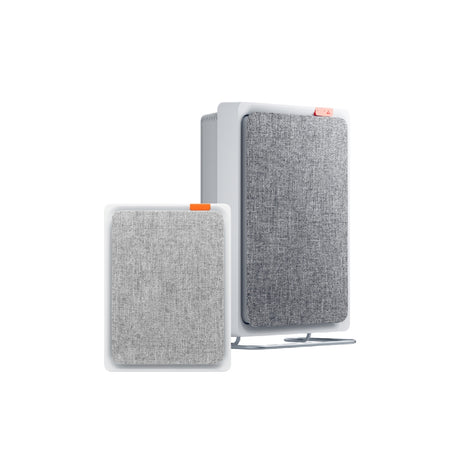 Smartmi E1 extra filter set, one panel behind the other in gray fabric