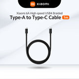 Xiaomi 6A High-Speed USB4 Braided USB-C to USB-C Cable