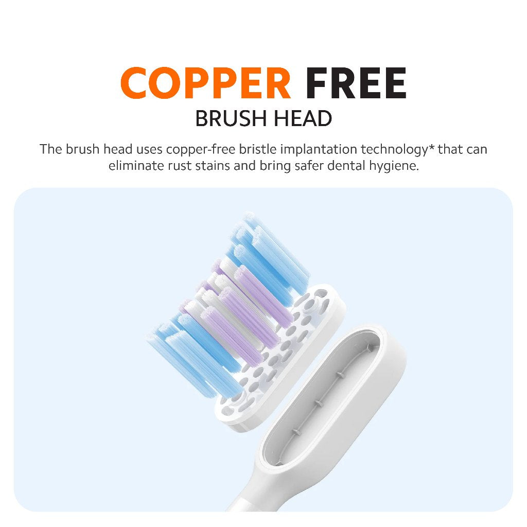 Xiaomi Smart Electric Toothbrush T501 White Pro Replacement Heads (2-Pack)