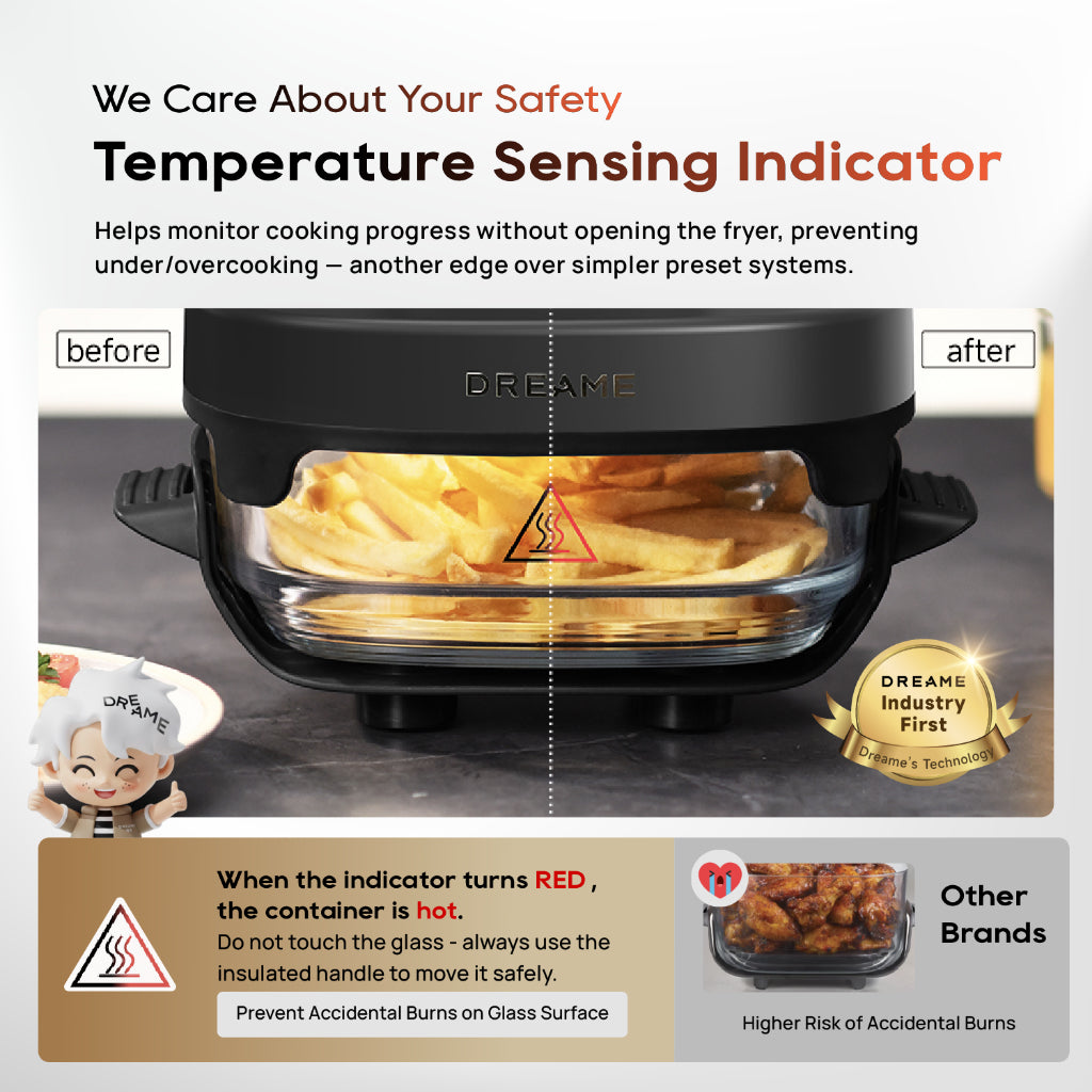 Dreame Tasti PT60 Glass Air Fryer