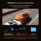 70mai T800 3-Channel 4K Dash Cam