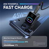 VINKO KN-1D 45W GaN Charger with Smart Display