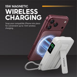 VINKO V19 3-in-1 Magnetic Wireless Power Bank
