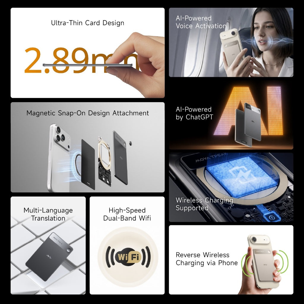 MOVA TPEAK AI Note Voice Recorder