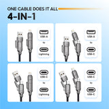 VINKO N1002 4-in-1 Charging Cable
