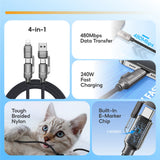 VINKO N1002 4-in-1 Charging Cable