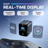 VINKO KN-1D 45W GaN Charger with Smart Display