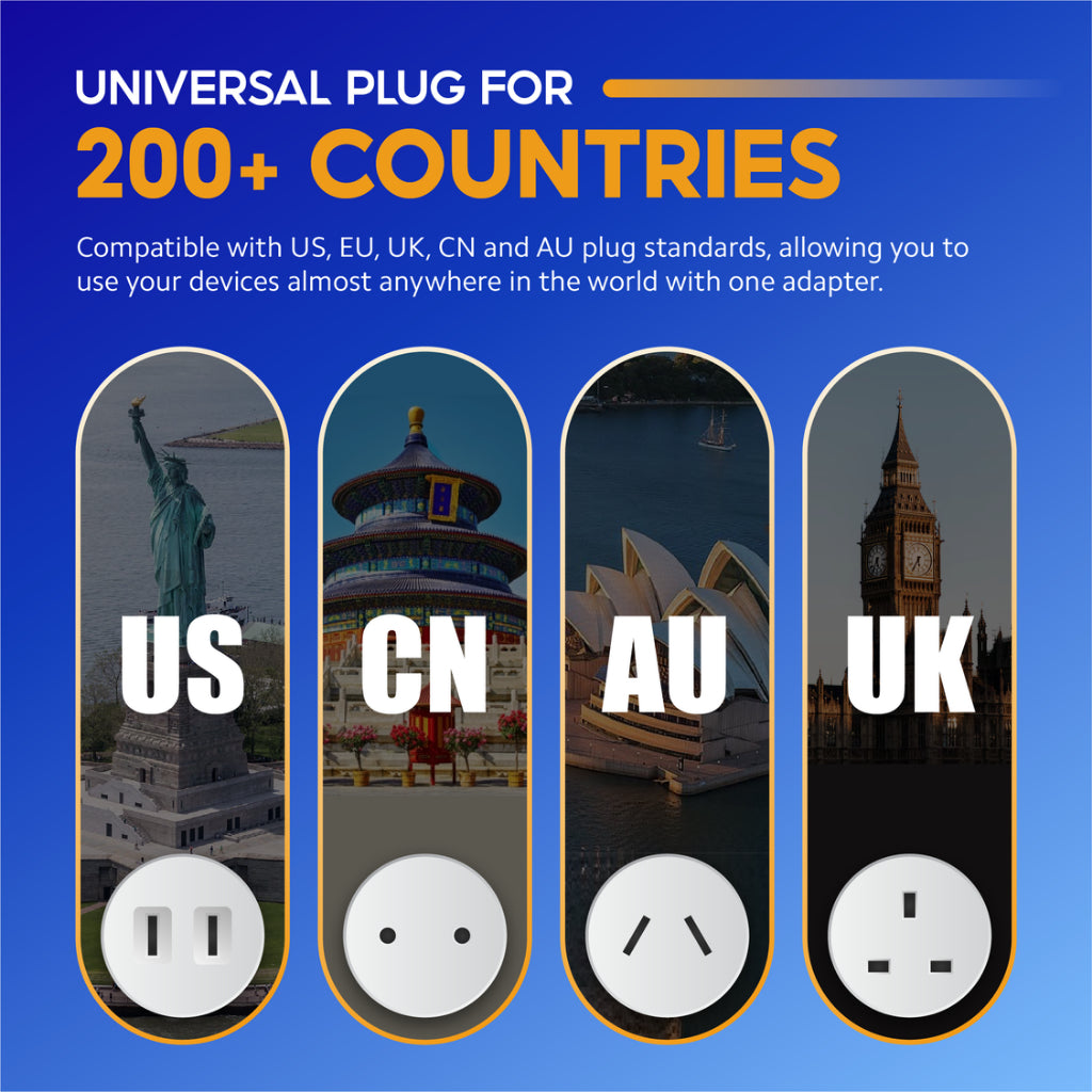 VINKO V1109 Universal Travel Adapter