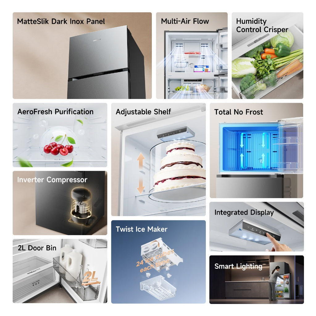 Dreame T-Fresh 410L Two-Door Refrigerator