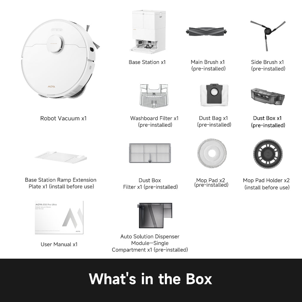 MOVA E50 Pro Ultra Robot Vacuum