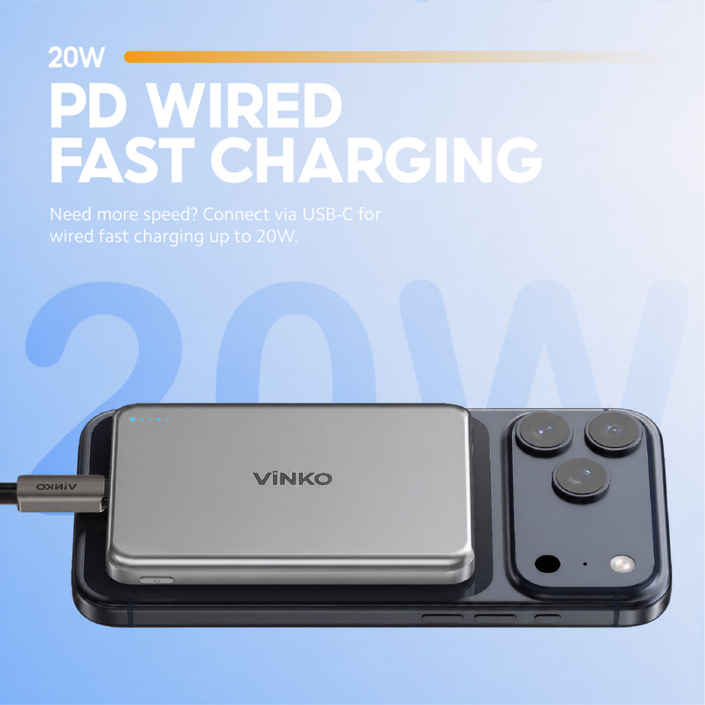 VINKO V16 Magnetic Wireless Power Bank