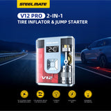 Steelmate V12 Pro Tire Inflator and Jump Starter