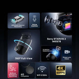 70mai Omni X800 4K 360° Dash Cam