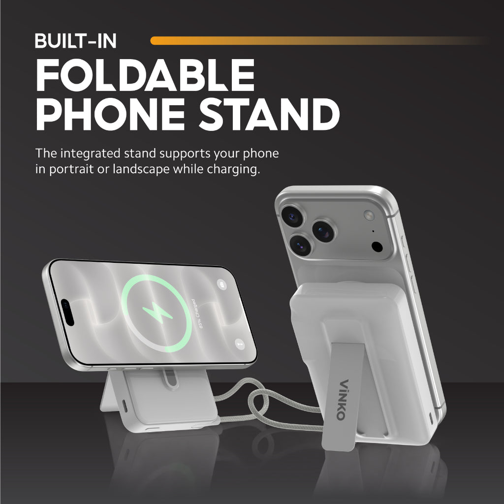 VINKO V19 3-in-1 Magnetic Wireless Power Bank