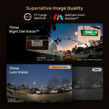 70mai T800 3-Channel 4K Dash Cam