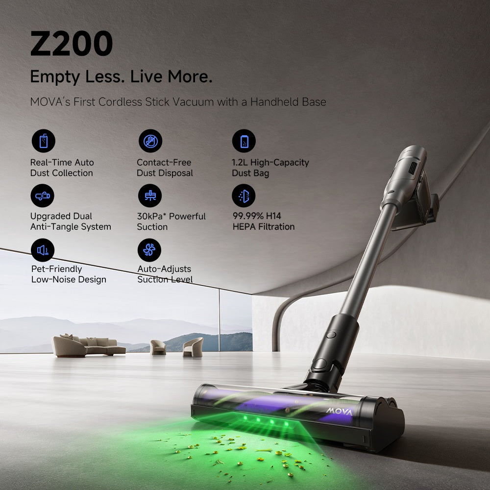 MOVA Z200 Self-Emptying Cordless Vacuum