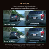 70mai T800 3-Channel 4K Dash Cam