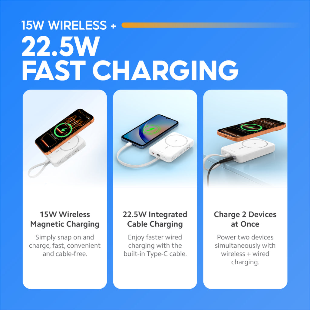 VINKO V12 Magnetic Wireless Power Bank