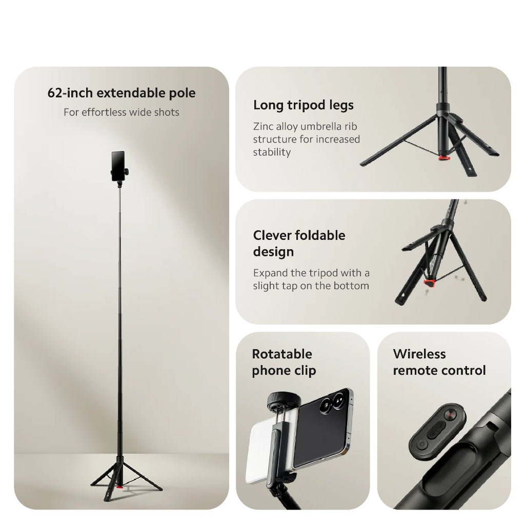 Xiaomi Zoom Floor Selfie Stick Tripod
