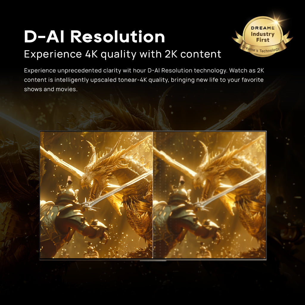 Dreame S100 65" 4K QLED Mini LED Smart TV