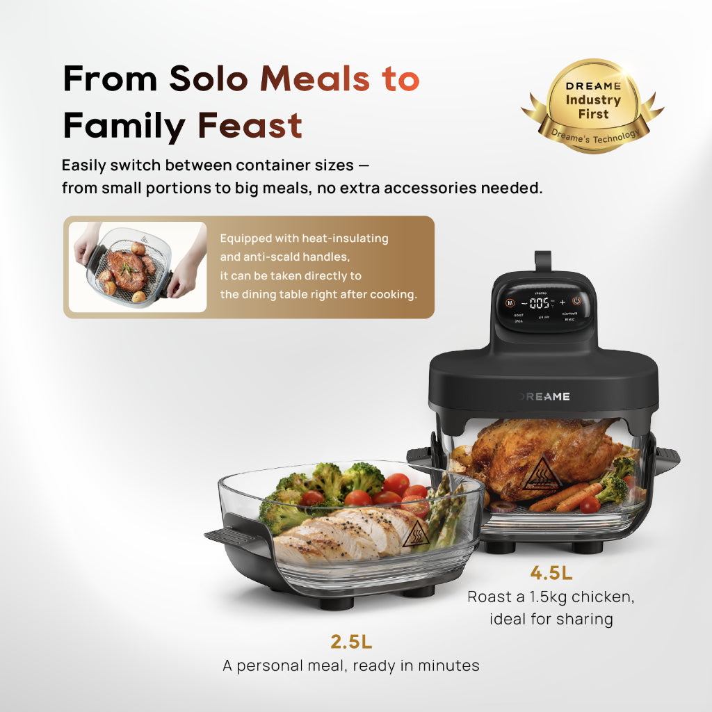 Dreame Tasti PT60 Glass Air Fryer
