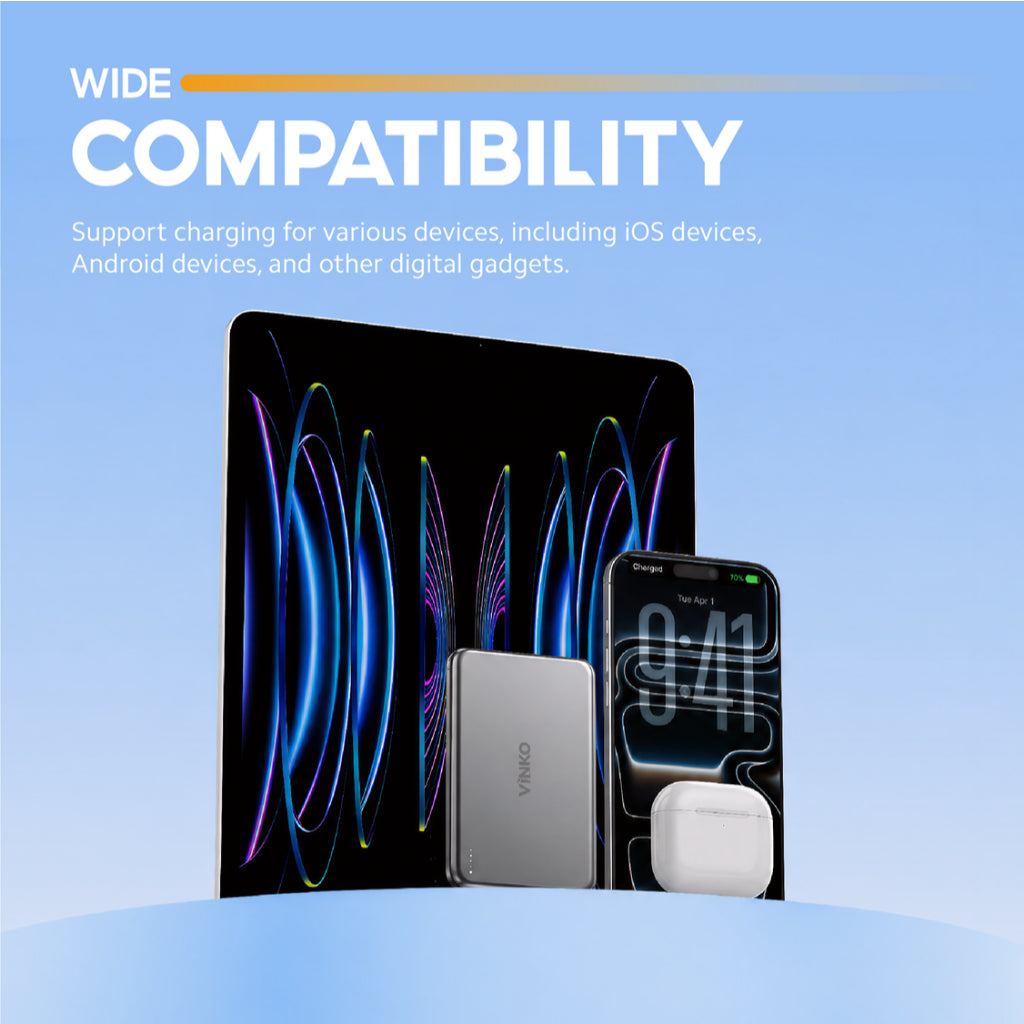 VINKO V16 Magnetic Wireless Power Bank