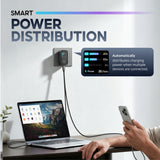 VINKO KN-2D 100W 3-Port GaN Charger with Smart Display