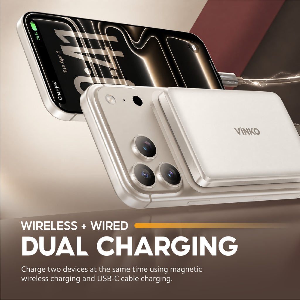 VINKO V17 Magnetic Wireless Power Bank